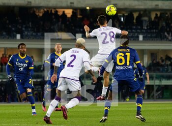 2023-02-27 - Lucas Martinez Quarta Heading(Fiorentina)  - HELLAS VERONA FC VS ACF FIORENTINA - ITALIAN SERIE A - SOCCER