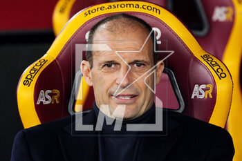05/03/2023 - Massimiliano Allegri head coach of Juventus looks on during the Italian championship Serie A football match between AS Roma and Juventus FC on March 5, 2023 at Stadio Olimpico in Rome, Italy - FOOTBALL - ITALIAN CHAMP - ROMA V JUVENTUS - SERIE A - CALCIO
