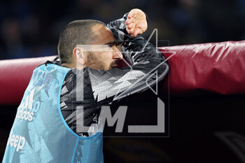 2023-03-05 - Leonardo Bonucci of Roma during the Italian championship Serie A football match between AS Roma and Juventus FC on March 5, 2023 at Stadio Olimpico in Rome, Italy - FOOTBALL - ITALIAN CHAMP - ROMA V JUVENTUS - ITALIAN SERIE A - SOCCER