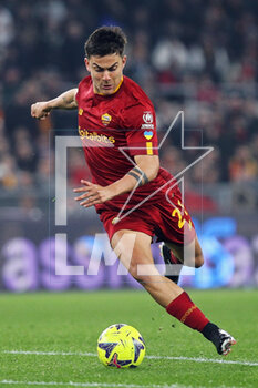 2023-03-05 - Paulo Dybala of Roma in action during the Italian championship Serie A football match between AS Roma and Juventus FC on March 5, 2023 at Stadio Olimpico in Rome, Italy - FOOTBALL - ITALIAN CHAMP - ROMA V JUVENTUS - ITALIAN SERIE A - SOCCER