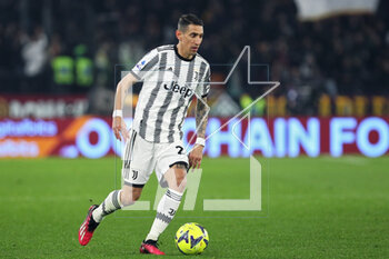 2023-03-05 - Angel Di Maria of Juventus in action during the Italian championship Serie A football match between AS Roma and Juventus FC on March 5, 2023 at Stadio Olimpico in Rome, Italy - FOOTBALL - ITALIAN CHAMP - ROMA V JUVENTUS - ITALIAN SERIE A - SOCCER