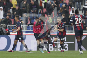 2023-04-02 - Musa Barrow (Bologna) celebrates the goal scored - BOLOGNA FC VS UDINESE CALCIO - ITALIAN SERIE A - SOCCER