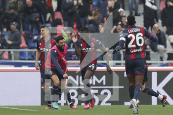2023-04-02 - Musa Barrow (Bologna) celebrates the goal scored - BOLOGNA FC VS UDINESE CALCIO - ITALIAN SERIE A - SOCCER