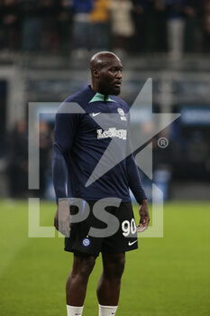 2023-03-19 - Romelo Lukaku of FC Internazionale warming up during the Italian Serie A football match between Fc Internazionale and Juventus Fc, on 19 March 2023 at Stadio Giuseppe Meazza, San Siro, Milan, Italy. Photo Nderim Kaceli - INTER - FC INTERNAZIONALE VS JUVENTUS FC - ITALIAN SERIE A - SOCCER