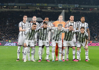 2023-03-19 - Juventus Fc team picture during the Italian Serie A football match between Fc Internazionale and Juventus Fc, on 19 March 2023 at Stadio Giuseppe Meazza, San Siro, Milan, Italy. Photo Nderim Kaceli - INTER - FC INTERNAZIONALE VS JUVENTUS FC - ITALIAN SERIE A - SOCCER
