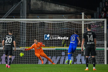 2023-05-22 - Empoli's Francesco Caputo scores the 1-0 goal on penalty - EMPOLI FC VS JUVENTUS FC - ITALIAN SERIE A - SOCCER