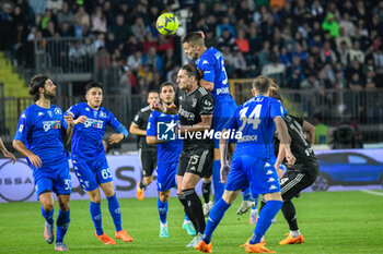 2023-05-22 - header of Empoli's Alberto Grassi against Juventus's Adrien Rabiot - EMPOLI FC VS JUVENTUS FC - ITALIAN SERIE A - SOCCER