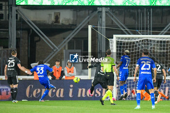 2023-05-22 - Empoli's Sebastiano Luperto scores the 2-0 goal - EMPOLI FC VS JUVENTUS FC - ITALIAN SERIE A - SOCCER
