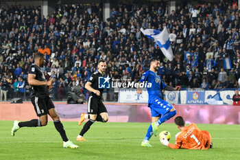 2023-05-22 - Juventus's Wojciech Szczesny saves o goal against Empoli's Francesco Caputo - EMPOLI FC VS JUVENTUS FC - ITALIAN SERIE A - SOCCER