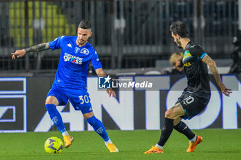 2023-06-03 - Empoli's Petar Stojanovic fights for the ball against Lazio's Luis Alberto - EMPOLI FC VS SS LAZIO - ITALIAN SERIE A - SOCCER