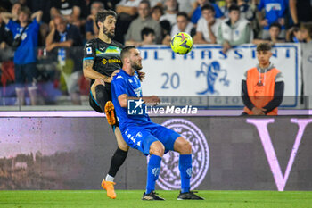 2023-06-03 - Empoli's Sebastian Walukiewicz hampered by Lazio's Luis Alberto - EMPOLI FC VS SS LAZIO - ITALIAN SERIE A - SOCCER