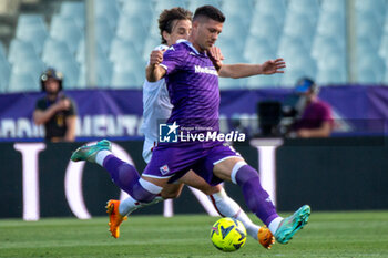 2023-05-27 - Jovic Luka Fiorentina shot - ACF FIORENTINA VS AS ROMA - ITALIAN SERIE A - SOCCER