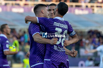 2023-05-27 - Jovic Luka Fiorentina celebrates a gol 1-1 - ACF FIORENTINA VS AS ROMA - ITALIAN SERIE A - SOCCER