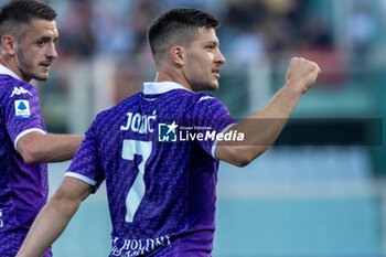 2023-05-27 - Jovic Luka Fiorentina celebrates a gol 1-1 - ACF FIORENTINA VS AS ROMA - ITALIAN SERIE A - SOCCER