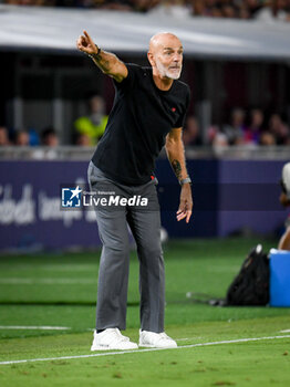 2023-08-21 - Milan's Head Coach Stefano Pioli portrait gestures - BOLOGNA FC VS AC MILAN - ITALIAN SERIE A - SOCCER
