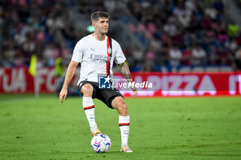 2023-08-21 - Milan's Christian Pulisic portrait in action - BOLOGNA FC VS AC MILAN - ITALIAN SERIE A - SOCCER