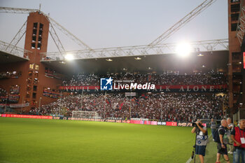 2023-08-19 - Genoa Supporters during the Italian Serie A, football match between Genoa Cfc and Acf Fiorentina on 19 August 2023 at Luigi Ferraris stadium, Genova Italy. Photo Nderim KACELI - GENOA CFC VS ACF FIORENTINA - ITALIAN SERIE A - SOCCER