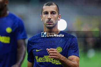 2023-08-19 - Henrikh Mkhitaryan of FC Internazionale looks on during Serie A 2023/24 football match between FC Internazionale and AC Monza at Giuseppe Meazza Stadium, Milan, Italy on August 19, 2023 - INTER - FC INTERNAZIONALE VS AC MONZA - ITALIAN SERIE A - SOCCER