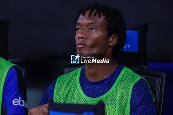 2023-08-19 - Juan Cuadrado of FC Internazionale looks on during Serie A 2023/24 football match between FC Internazionale and AC Monza at Giuseppe Meazza Stadium, Milan, Italy on August 19, 2023 - INTER - FC INTERNAZIONALE VS AC MONZA - ITALIAN SERIE A - SOCCER