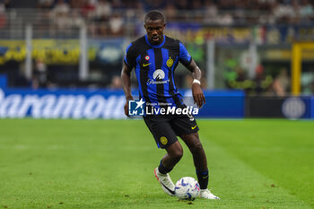 2023-08-19 - Marcus Thuram of FC Internazionale in action during Serie A 2023/24 football match between FC Internazionale and AC Monza at Giuseppe Meazza Stadium, Milan, Italy on August 19, 2023 - INTER - FC INTERNAZIONALE VS AC MONZA - ITALIAN SERIE A - SOCCER