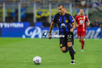 2023-08-19 - Henrikh Mkhitaryan of FC Internazionale in action during Serie A 2023/24 football match between FC Internazionale and AC Monza at Giuseppe Meazza Stadium, Milan, Italy on August 19, 2023 - INTER - FC INTERNAZIONALE VS AC MONZA - ITALIAN SERIE A - SOCCER