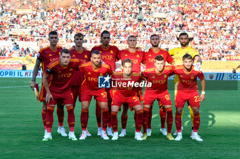 20/08/2023 - AS Roma team during the Italian Football Championship League A 2023/2024 match between AS Roma vs US Salernitana at the Olimpic Stadium in Rome  on 20 August  2023. - AS ROMA VS US SALERNITANA - SERIE A - CALCIO