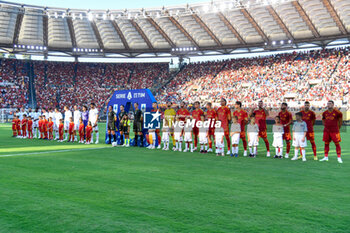 20/08/2023 - Line up during the Italian Football Championship League A 2023/2024 match between AS Roma vs US Salernitana at the Olimpic Stadium in Rome  on 20 August  2023. - AS ROMA VS US SALERNITANA - SERIE A - CALCIO
