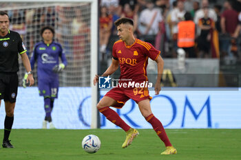 2023-08-20 - Stephan El Shaarawy (AS Roma); during the Italian Football Championship League A 2023/2024 match between AS Roma vs US Salernitana at the Olimpic Stadium in Rome  on 20 August  2023. - AS ROMA VS US SALERNITANA - ITALIAN SERIE A - SOCCER