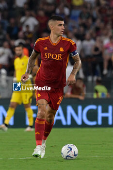 20/08/2023 - Gianluca Mancini (AS Roma);  during the Italian Football Championship League A 2023/2024 match between AS Roma vs US Salernitana at the Olimpic Stadium in Rome  on 20 August  2023. - AS ROMA VS US SALERNITANA - SERIE A - CALCIO