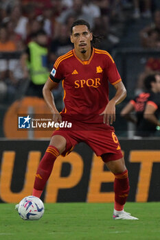 2023-08-20 - Chris Smalling (AS Roma);  during the Italian Football Championship League A 2023/2024 match between AS Roma vs US Salernitana at the Olimpic Stadium in Rome  on 20 August  2023. - AS ROMA VS US SALERNITANA - ITALIAN SERIE A - SOCCER