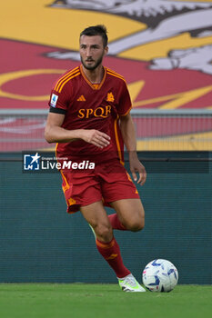 2023-08-20 - Bryan Cristante (AS Roma);  during the Italian Football Championship League A 2023/2024 match between AS Roma vs US Salernitana at the Olimpic Stadium in Rome  on 20 August  2023. - AS ROMA VS US SALERNITANA - ITALIAN SERIE A - SOCCER