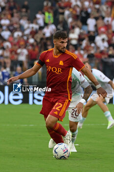 20/08/2023 - Houssem Aouar (AS Roma);  during the Italian Football Championship League A 2023/2024 match between AS Roma vs US Salernitana at the Olimpic Stadium in Rome  on 20 August  2023. - AS ROMA VS US SALERNITANA - SERIE A - CALCIO