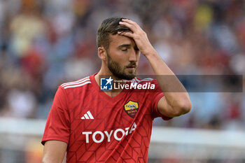 2023-08-20 - Bryan Cristante (AS Roma);  during the Italian Football Championship League A 2023/2024 match between AS Roma vs US Salernitana at the Olimpic Stadium in Rome  on 20 August  2023. - AS ROMA VS US SALERNITANA - ITALIAN SERIE A - SOCCER