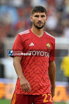 20/08/2023 - Houssem Aouar (AS Roma);  during the Italian Football Championship League A 2023/2024 match between AS Roma vs US Salernitana at the Olimpic Stadium in Rome  on 20 August  2023. - AS ROMA VS US SALERNITANA - SERIE A - CALCIO