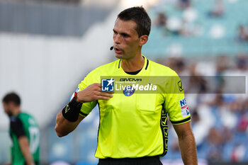 2023-08-20 - The referee Matteo Marchetti - US SASSUOLO VS ATALANTA BC - ITALIAN SERIE A - SOCCER