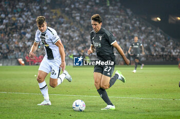 2023-08-20 - Juventus's Andrea Cambiaso in action - UDINESE CALCIO VS JUVENTUS FC - ITALIAN SERIE A - SOCCER