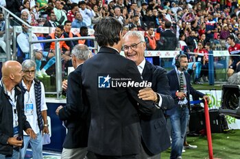 2023-08-28 - Claudio Ranieri Mister of Cagliari Calcio, Simone Inzaghi Mister of Inter FC - CAGLIARI CALCIO VS INTER - FC INTERNAZIONALE - ITALIAN SERIE A - SOCCER