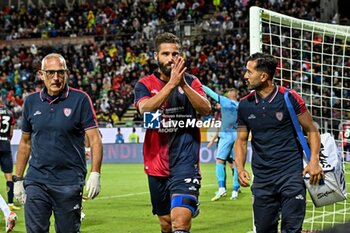 2023-08-28 - Leonardo Pavoletti of Cagliari Calcio, Infortunio, Injury - CAGLIARI CALCIO VS INTER - FC INTERNAZIONALE - ITALIAN SERIE A - SOCCER