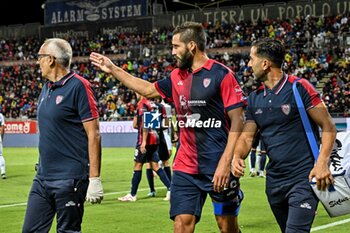 2023-08-28 - Leonardo Pavoletti of Cagliari Calcio, Infortunio, Injury - CAGLIARI CALCIO VS INTER - FC INTERNAZIONALE - ITALIAN SERIE A - SOCCER