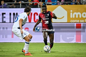 2023-08-28 - Zito Luvumbo of Cagliari Calcio - CAGLIARI CALCIO VS INTER - FC INTERNAZIONALE - ITALIAN SERIE A - SOCCER