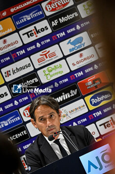 2023-08-28 - Simone Inzaghi Mister of Inter FC, Conferenza Stampa, Press Conference - CAGLIARI CALCIO VS INTER - FC INTERNAZIONALE - ITALIAN SERIE A - SOCCER