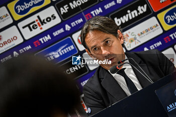 2023-08-28 - Simone Inzaghi Mister of Inter FC, Conferenza Stampa, Press Conference - CAGLIARI CALCIO VS INTER - FC INTERNAZIONALE - ITALIAN SERIE A - SOCCER