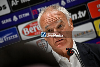 2023-08-28 - Claudio Ranieri Mister of Cagliari Calcio, Conferenza Stampa, Press Conference - CAGLIARI CALCIO VS INTER - FC INTERNAZIONALE - ITALIAN SERIE A - SOCCER