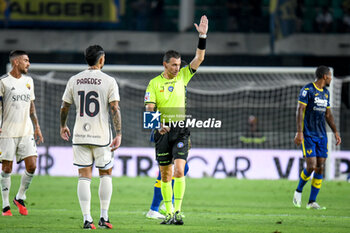 2023-08-26 - The referee of the match Daniele Doveri - HELLAS VERONA FC VS AS ROMA - ITALIAN SERIE A - SOCCER