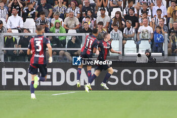 2023-08-27 - Lewis Ferguson (Bologna FC) celebrates the goal - JUVENTUS FC VS BOLOGNA FC - ITALIAN SERIE A - SOCCER