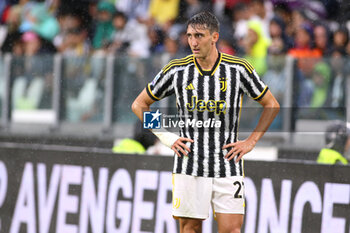 2023-08-27 - Andrea Cambiaso (Juventus FC) - JUVENTUS FC VS BOLOGNA FC - ITALIAN SERIE A - SOCCER