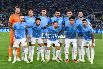2023-08-27 - SS Lazio team during the Italian Football Championship League A 2023/2024 match between SS Lazio vs Genoa CFC at the Olimpic Stadium in Rome on 27 August 2023. - SS LAZIO VS GENOA CFC - ITALIAN SERIE A - SOCCER
