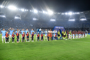 2023-08-27 - Line up during the Italian Football Championship League A 2023/2024 match between SS Lazio vs Genoa CFC at the Olimpic Stadium in Rome on 27 August 2023. - SS LAZIO VS GENOA CFC - ITALIAN SERIE A - SOCCER