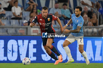 2023-08-27 - Kevin Strootman (Genoa CFC); during the Italian Football Championship League A 2023/2024 match between SS Lazio vs Genoa CFC at the Olimpic Stadium in Rome on 27 August 2023. - SS LAZIO VS GENOA CFC - ITALIAN SERIE A - SOCCER