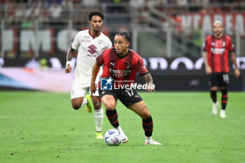 2023-08-26 - Noah Okafor (Ac Milan) in action - AC MILAN VS TORINO FC - ITALIAN SERIE A - SOCCER
